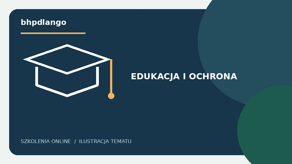 Ilustracja tematu szkolenia: edukacja