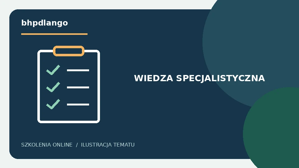 Ilustracja tematu szkolenia: specjalisci